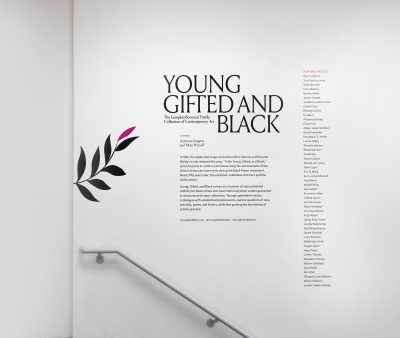 Young, Gifted and Black, 2021. Introductory label text shot.